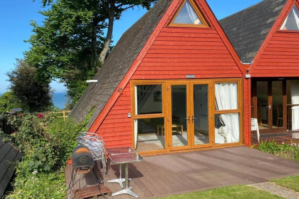 Front Line Chalet With Open Sea Views & Swimming Pool In Kingsdown No14 Vila Exterior foto
